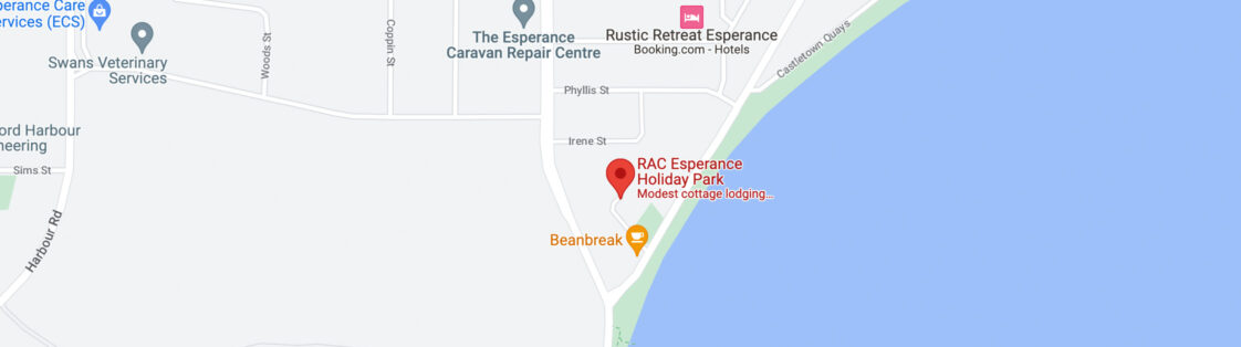 RAC Esperance Holiday Park location