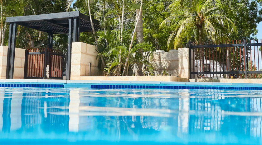 View from the pool at RAC Cable Beach Holiday Park